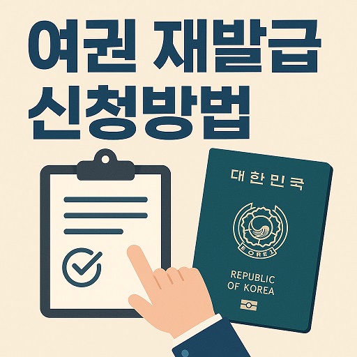 여권 재발급 신청방법