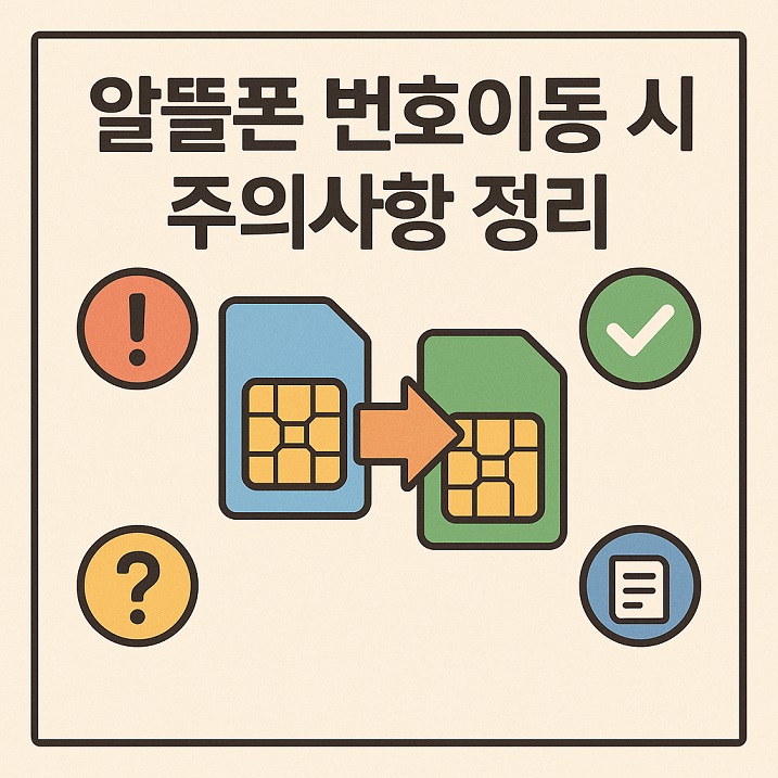 알뜰폰 번호이동