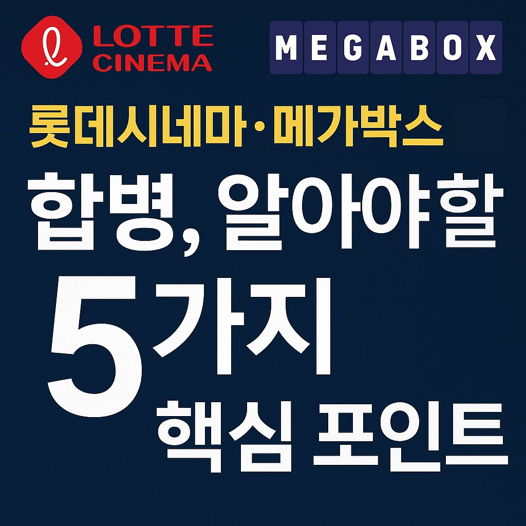 롯데시네마 메가박스 합병